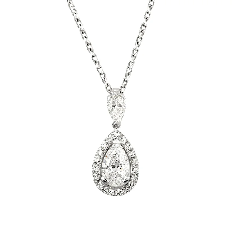 Pear Shape Diamond Pendant