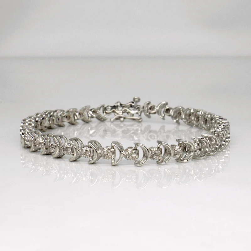 Diamond Tennis Bracelet | 0.25ctw | 7.5" |