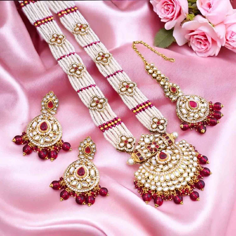 Rani Mansi Kundan Jewellery Set