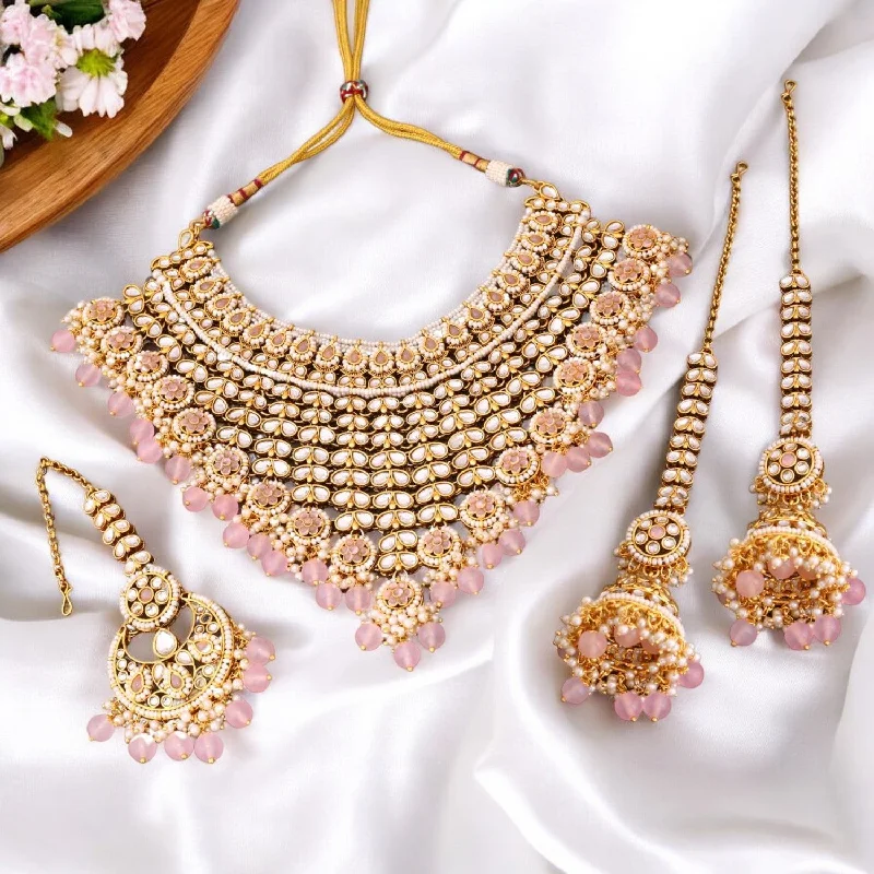 Blush Aarya Kundan Jewellery Set