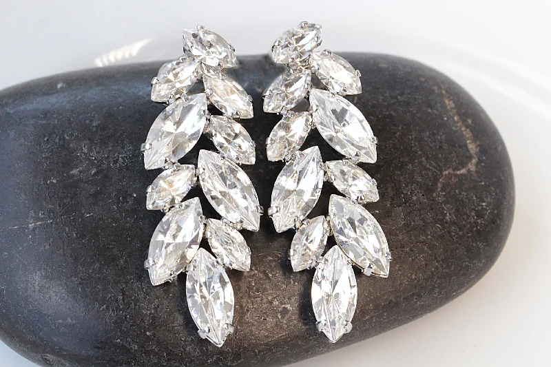 CLUSTER WEDDING EARRINGS