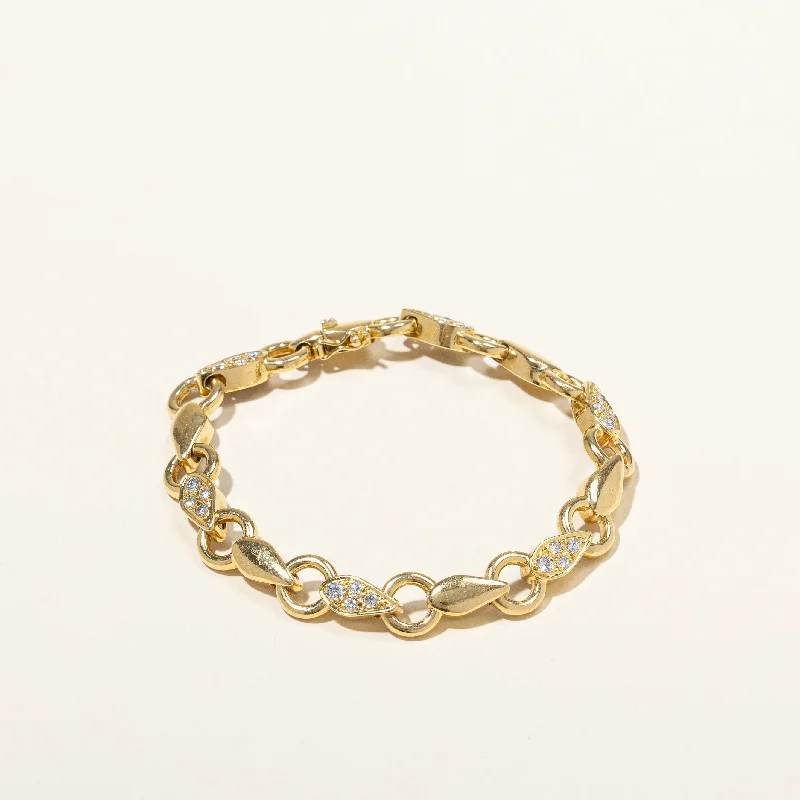 Flush Set Diamond Bracelet | 0.54ctw | 7.25" |