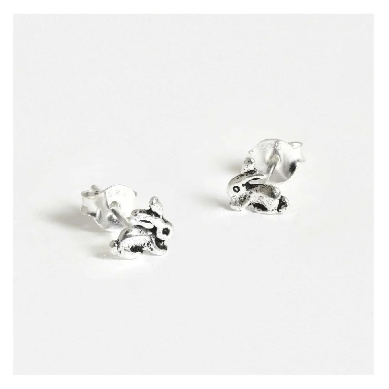 Kingsley Ryan Sterling Silver Bunny Stud Earrings