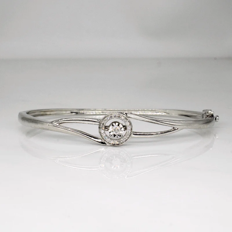 Floating Diamond Bracelet | 0.15ctw | 7" |