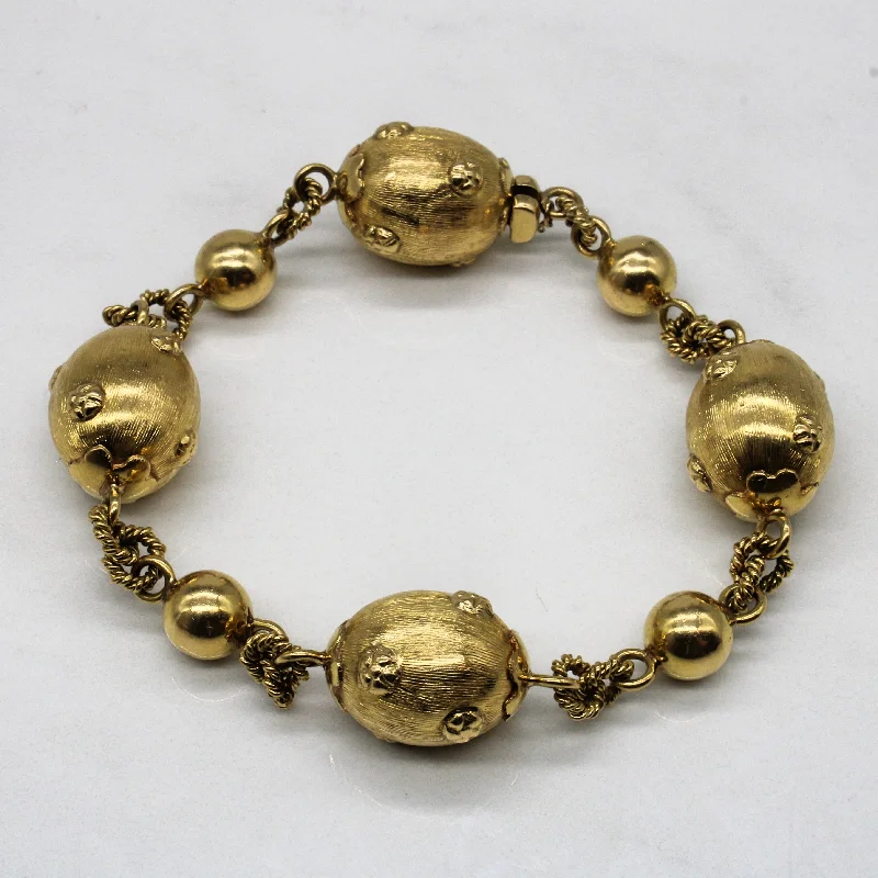 Fabergé Egg Inspired Link Bracelet | 8" |