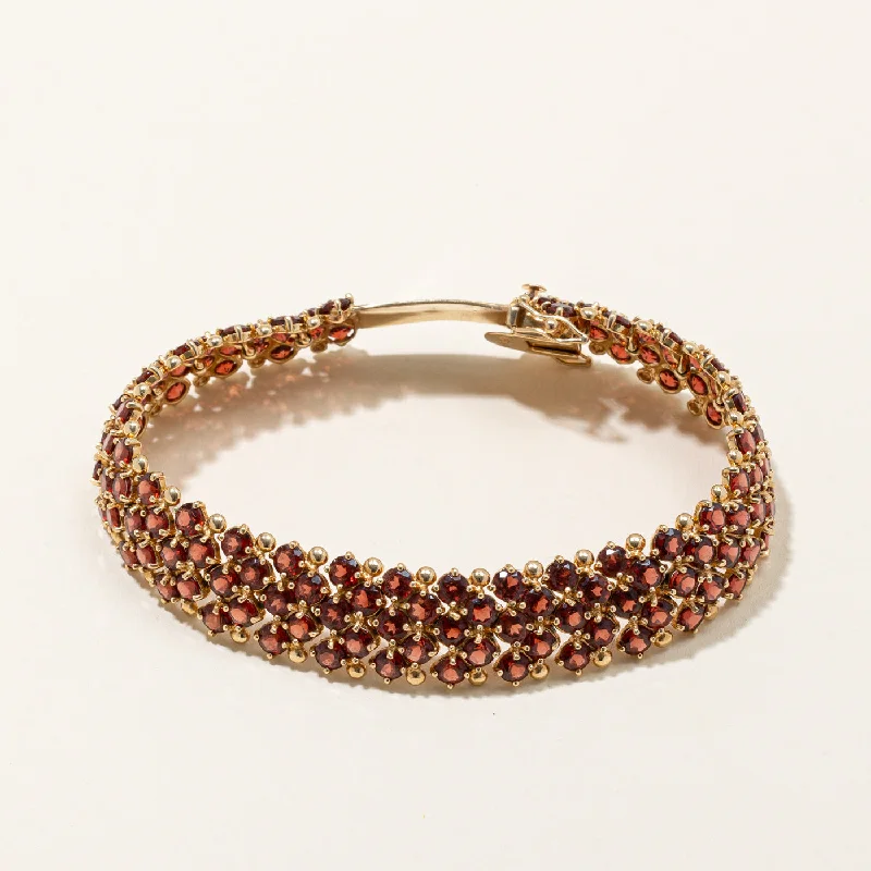 Garnet Bracelet | 35.95ctw | 8.5" |