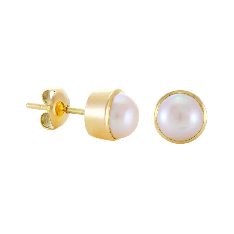 Simon Alexander 9ct Gold Freshwater Pearl Stud Earrings