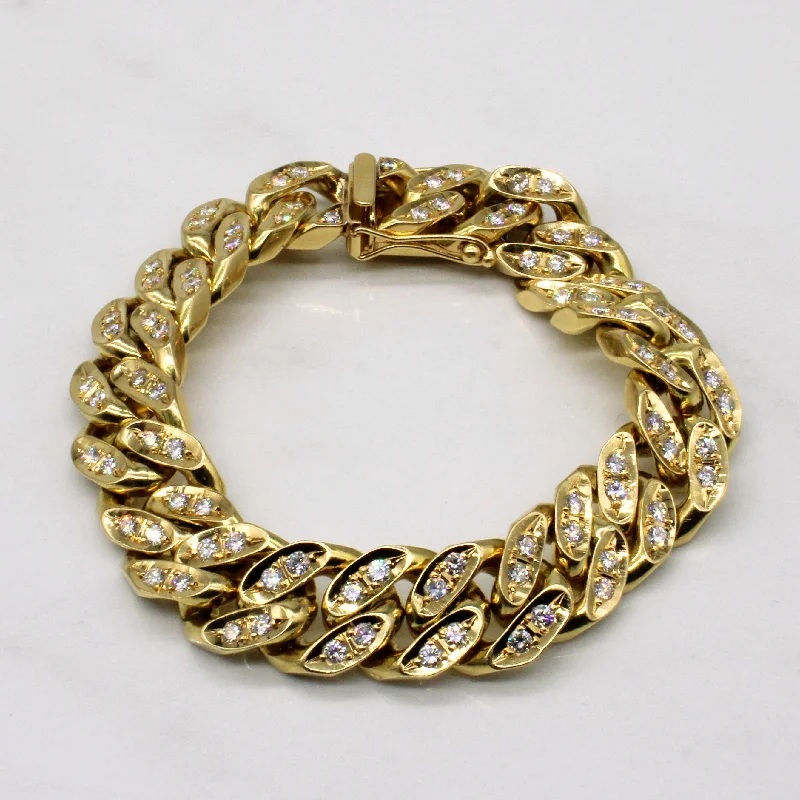 Diamond Cuban Link Bracelet | 1.72ctw | 7.5" |