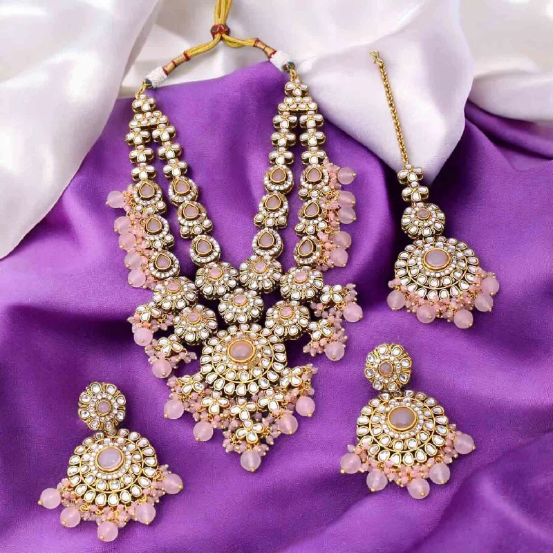 Blush Yunita Kundan Jewellery Set