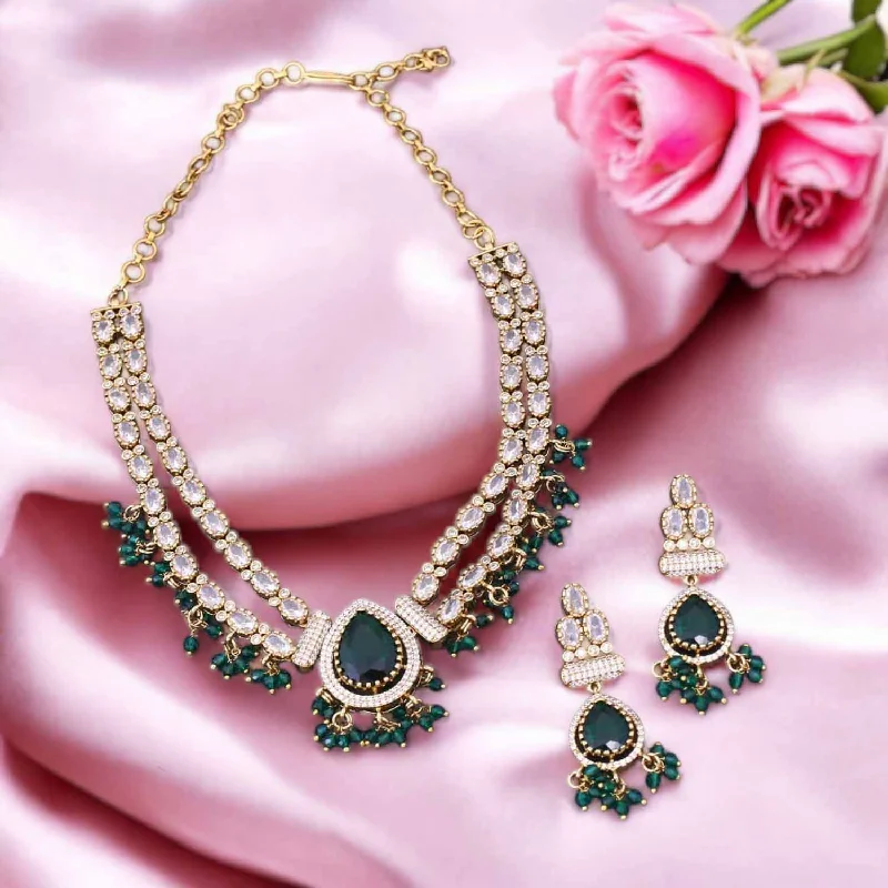 Emerald Emecy Victorian Jewellery Set - New Arrival