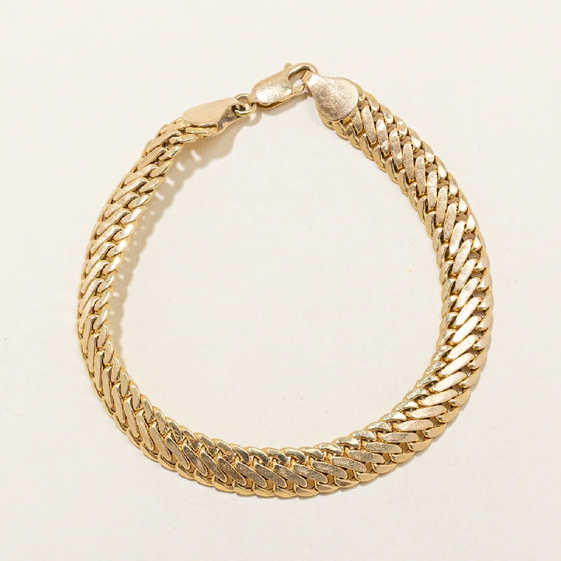 Italian 14k Yellow Gold Bracelet | 7" |