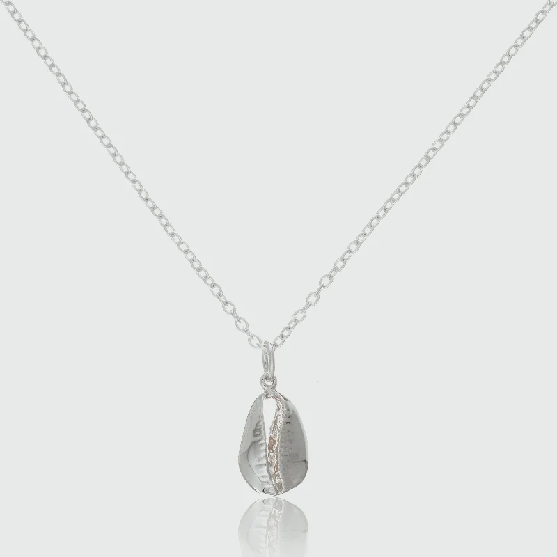 Moka Sterling Silver Cowrie Shell Pendant