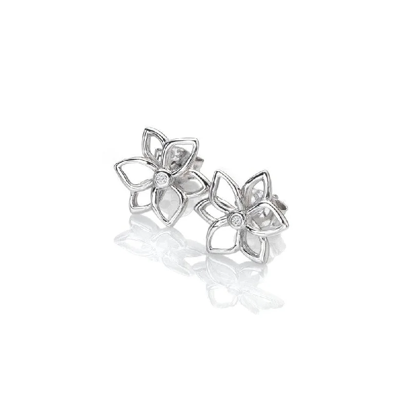 Hot Diamonds Amulets Flower Earrings