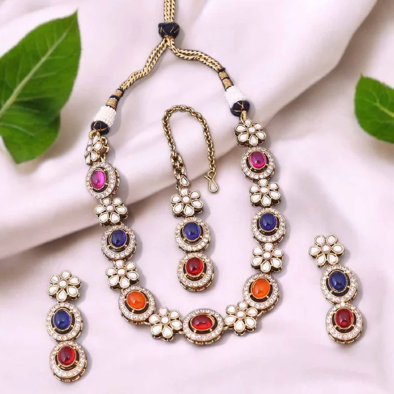 Multicolor Darina Victorian Jewellery Set