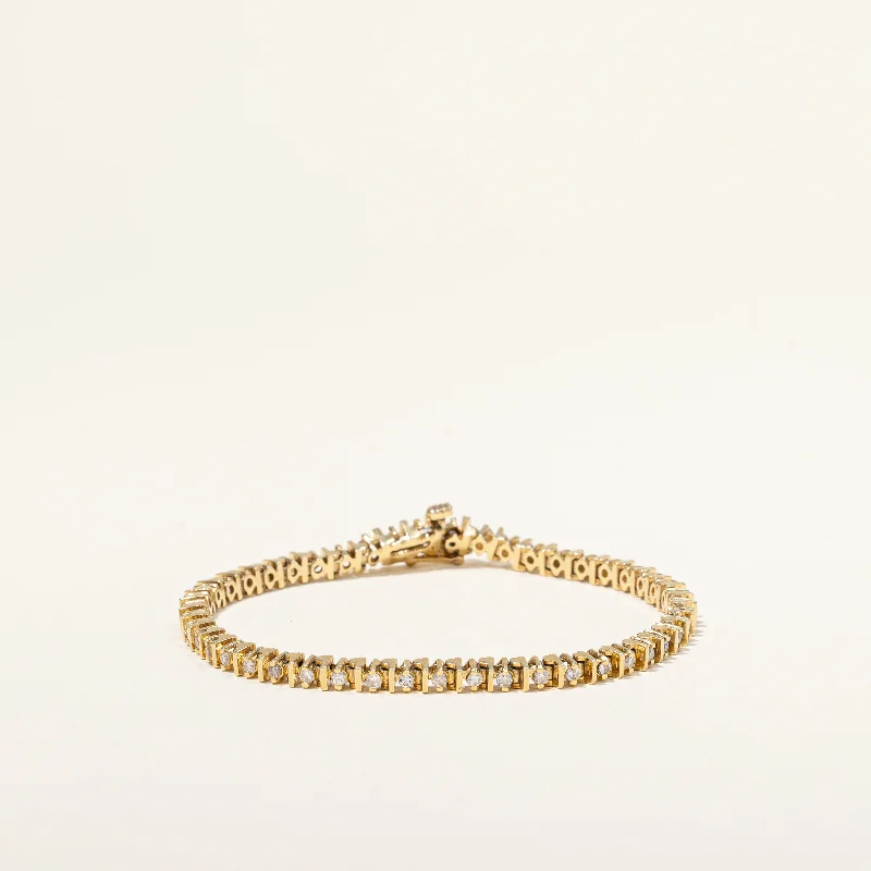 Diamond Tennis Bracelet | 0.70ctw | 7" |