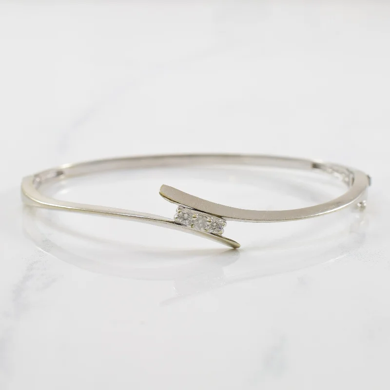 Diamond Bypass Bangle | 0.15ctw | 6.5" |