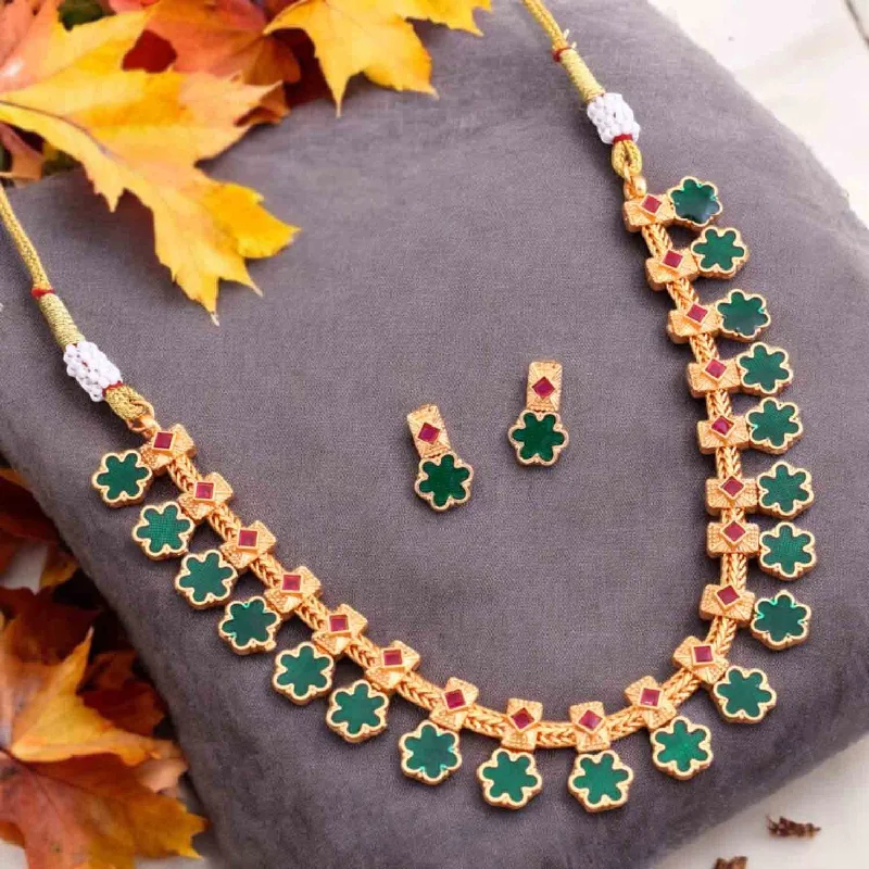 Multicolor Shraddha Antique Jewellery Set - New Arrival