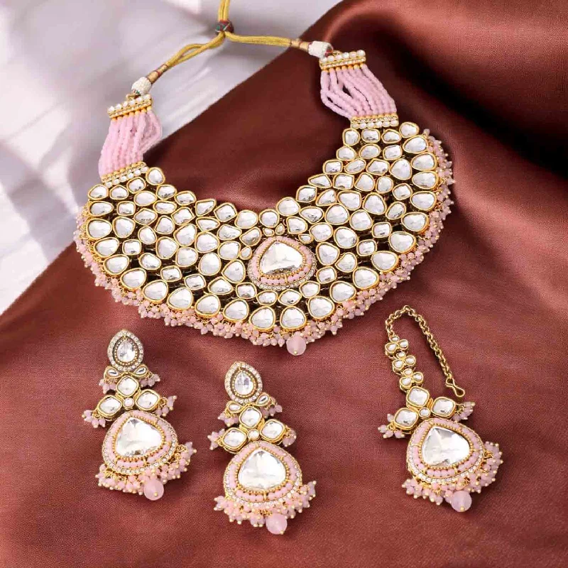 Blush Kairavi Kundan Jewellery Set