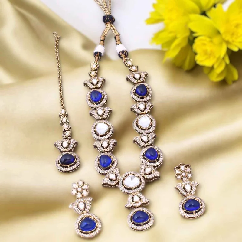 Navy Kirsty Victorian Jewellery Set- New Arrival