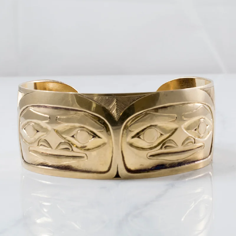 Indigenous Moon Art Cuff Bracelet | SZ 6" |