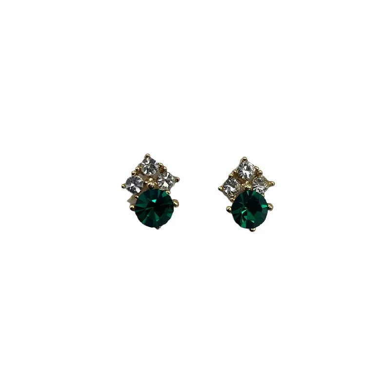 Vintage Style Green stud earrings