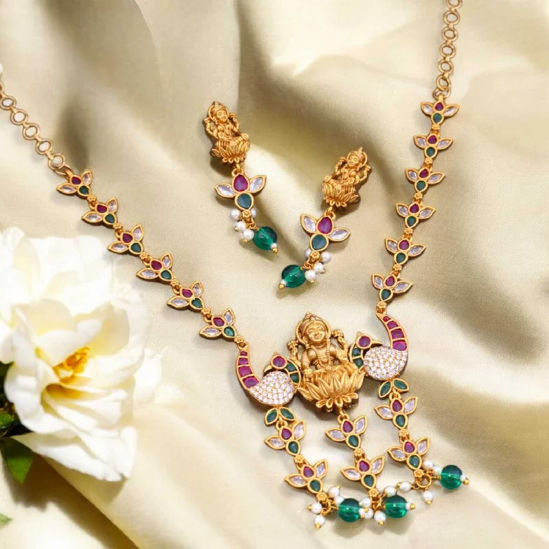 Multicolor Kaushala Antique Jewellery Set - New Arrival