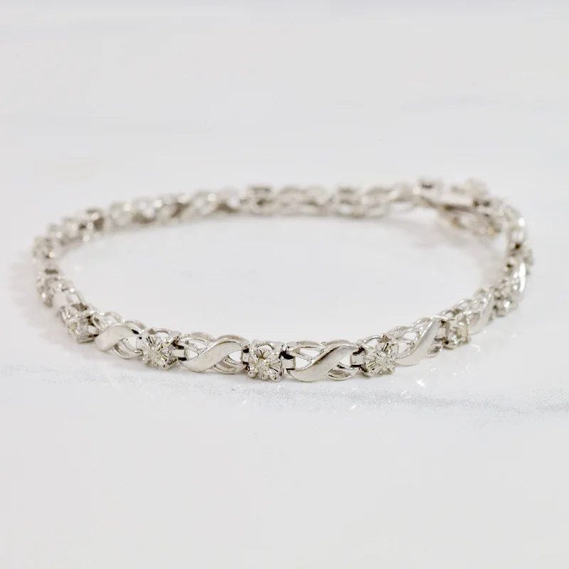 Diamond Tennis Bracelet | 0.15 ctw SZ 7" |