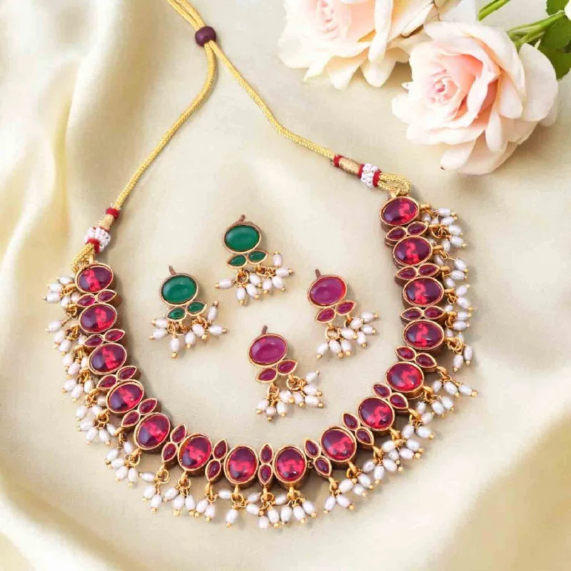 Kunjal Reversible Antique Jewellery Set - New Arrival