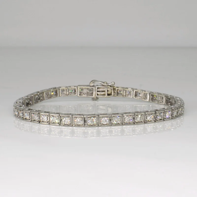 Diamond Tennis Bracelet | 1.84ctw | 7" |