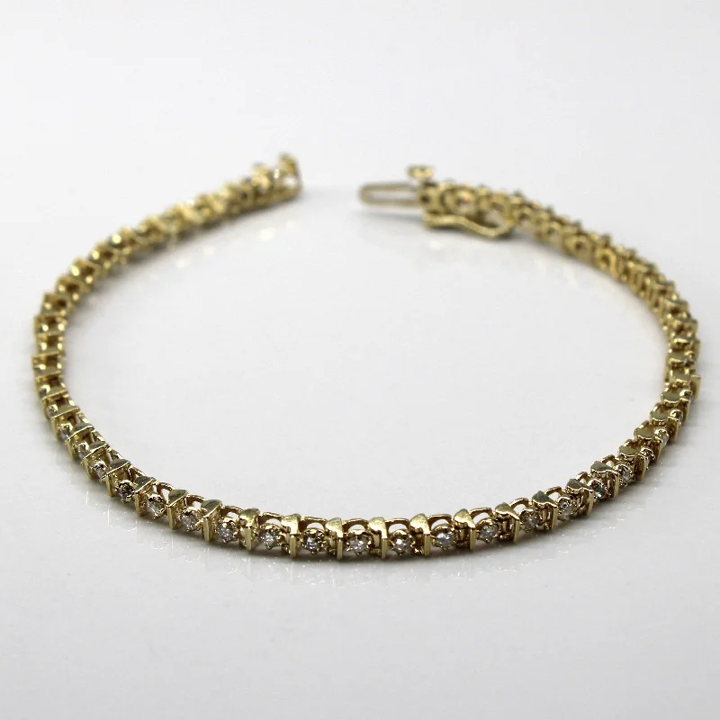 Diamond Tennis Bracelet | 0.78ctw | 7.5"|