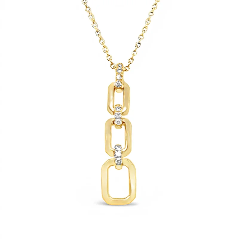 Link to Love Diamond Drop Pendant