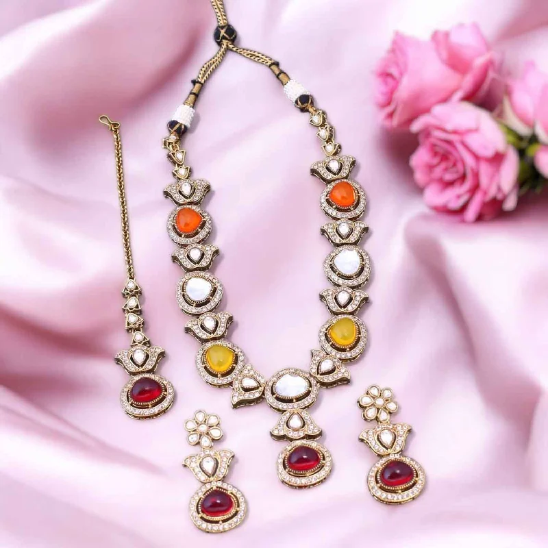 Multicolor Kirsty Victorian Jewellery Set - New Arrival