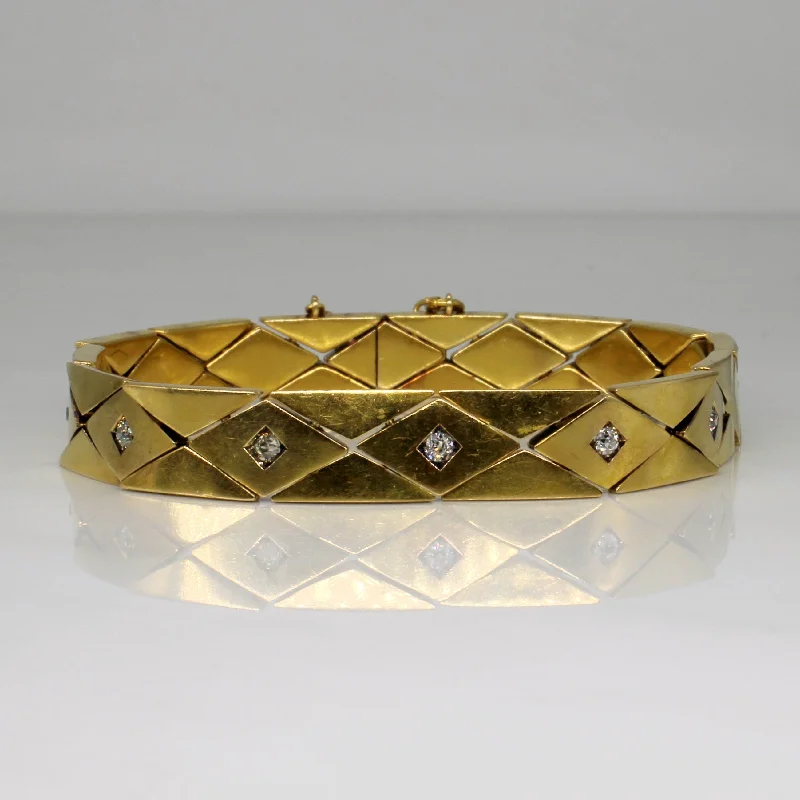 European Cut Diamond Bracelet | 0.30ctw | 7.5" |