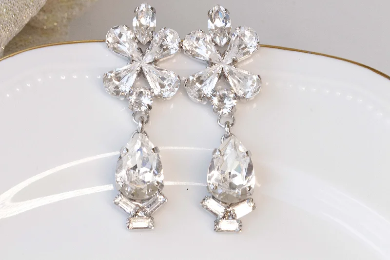 BRIDAL CRYSTAL EARRINGS