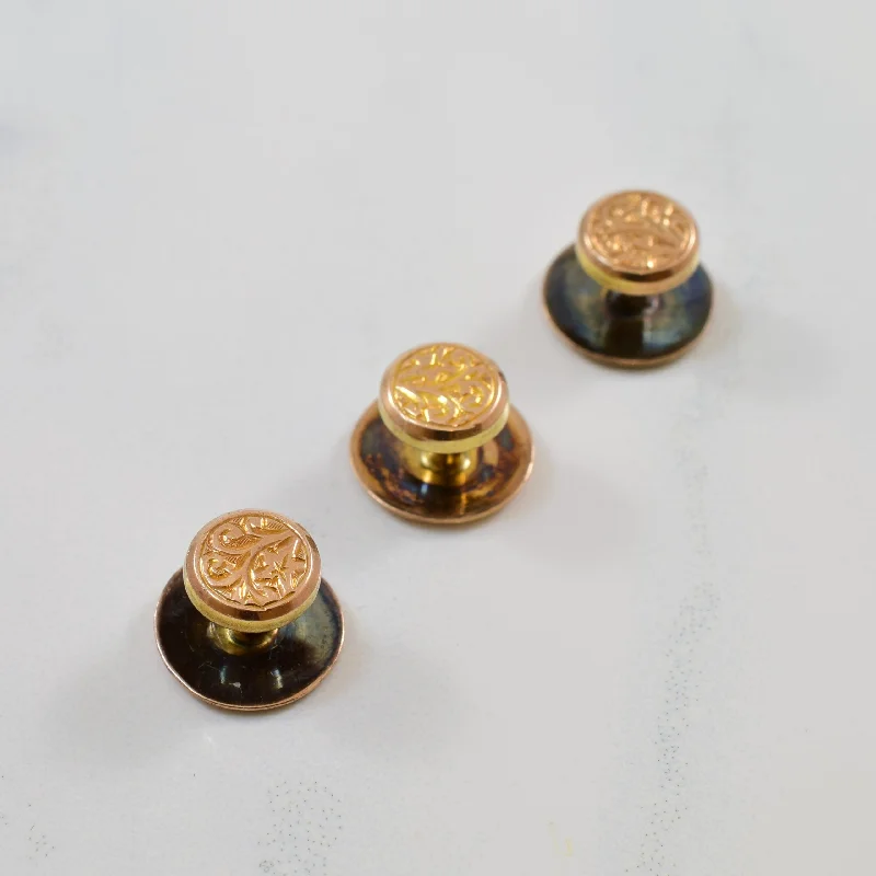 JA&S' 1890s Victorian Waistcoat Studs |