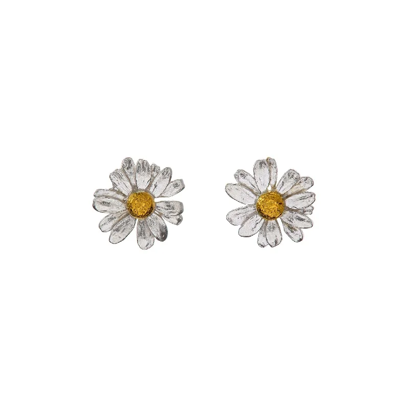 Alex Monroe Classic Daisy Stud Earrings