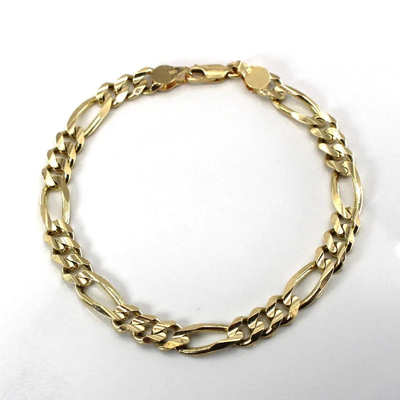 Figaro Link Chain Bracelet | 8.5"|