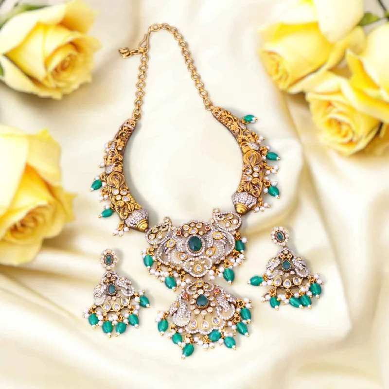 Emerald Jacinta Hasli Victorian Jewellery Set - New Arrival