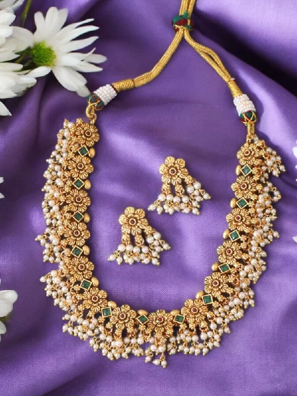 Golden Shrinkhla Antique Jewellery Set