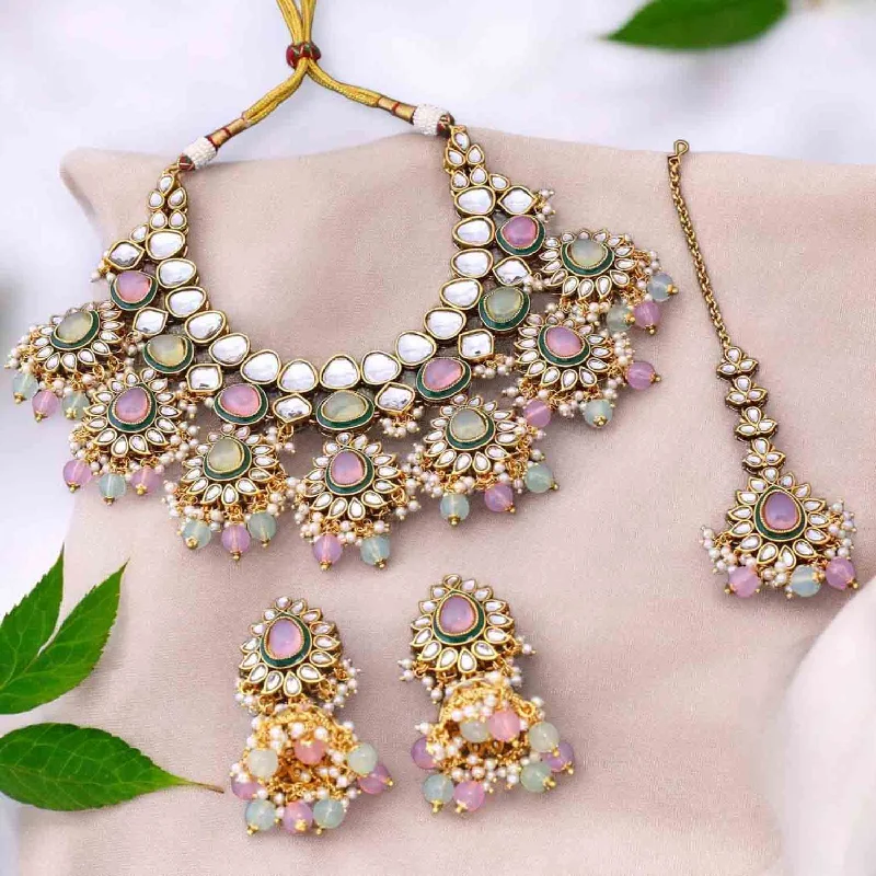 Prismatic Maanvita Kundan Jewellery Set