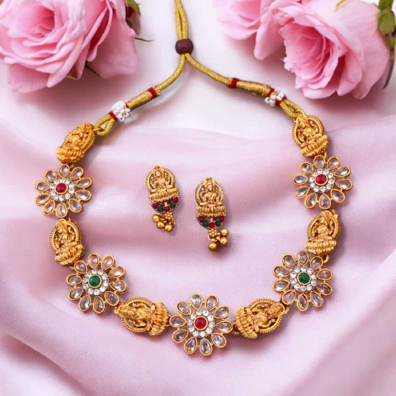 Multicolor Ramapriya Temple Jewellery Set- New Arrival