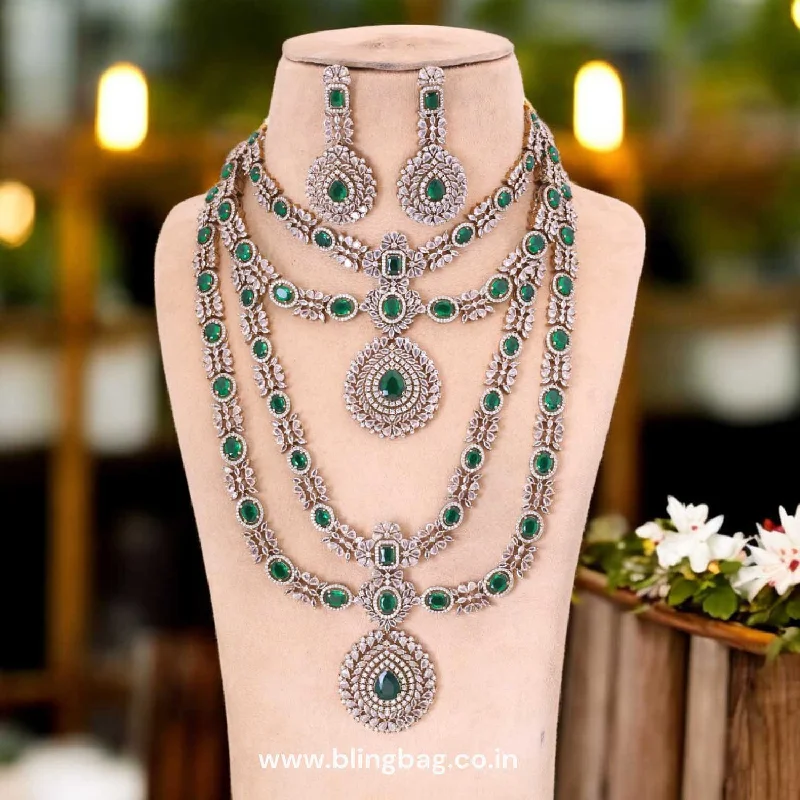 Emerald Andromeda Bridal Victorian Jewellery Set - New Arrival