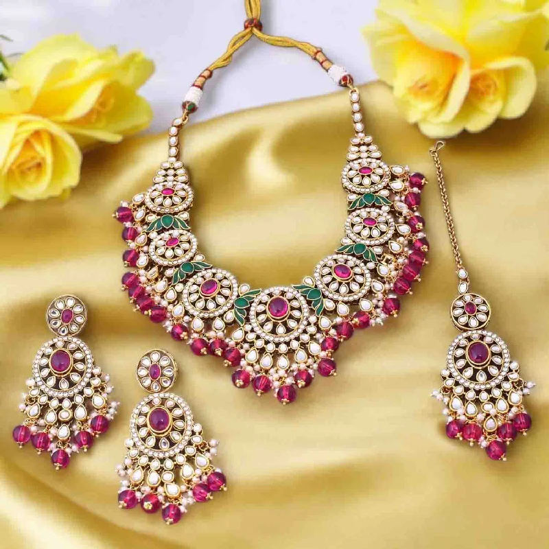 Rani Shazia Kundan Jewellery Set