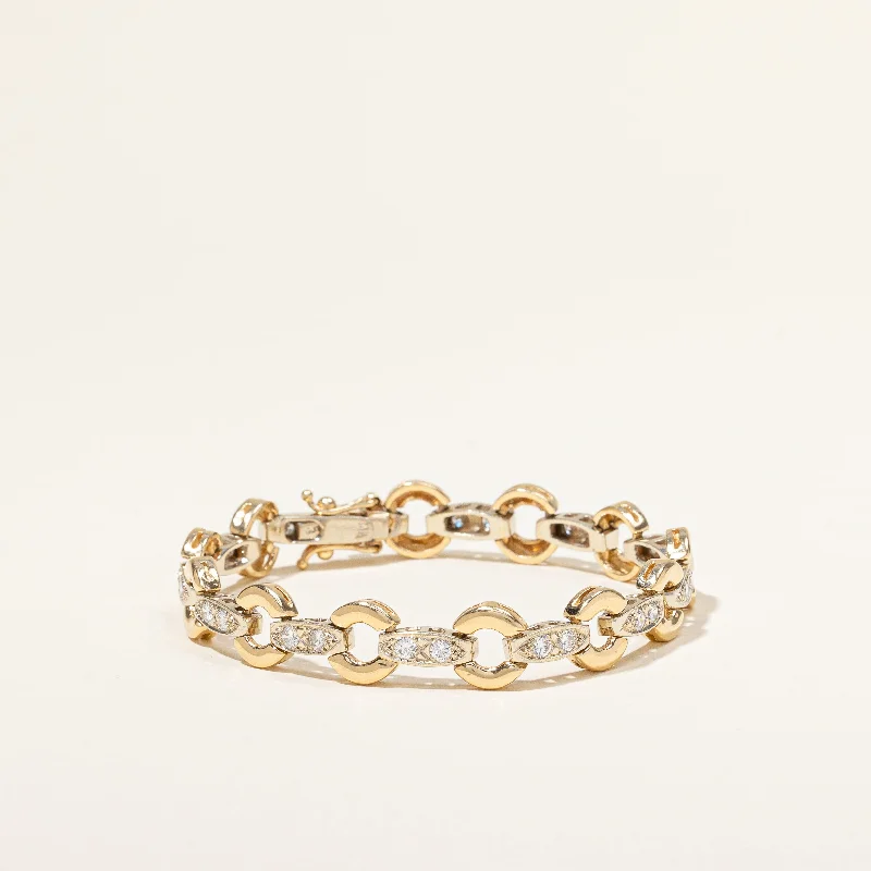 Flush Set Diamond Bracelet | 1.44ctw | 7.25" |