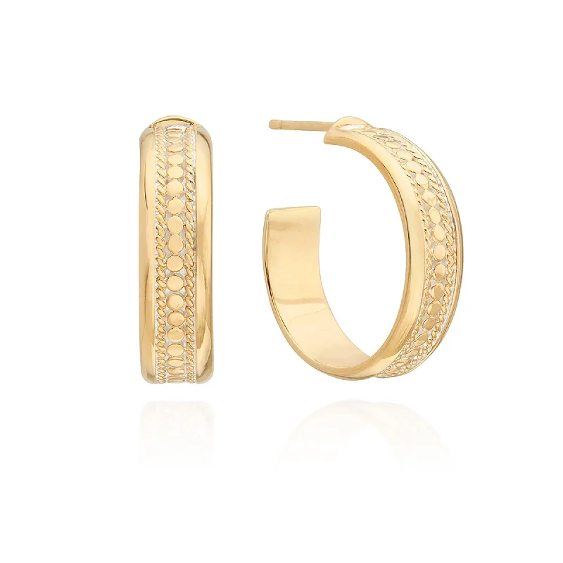 Anna Beck Smooth Rim Hoop Earrings