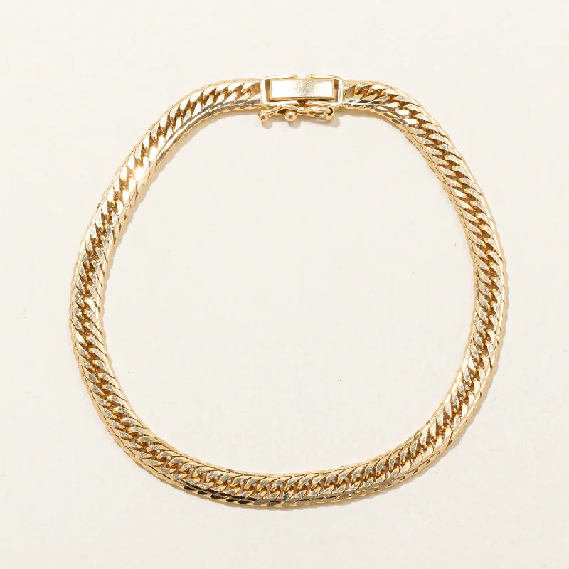 Japanese 18k Yellow Gold Bracelet | 7.5" |