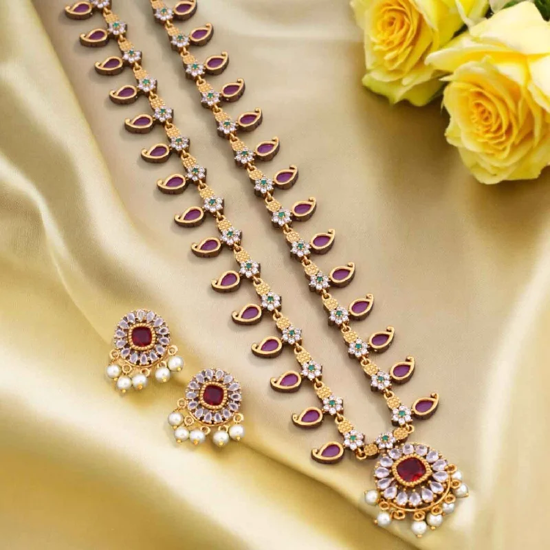 Rani Zarina Antique Jewellery Set - New Arrival