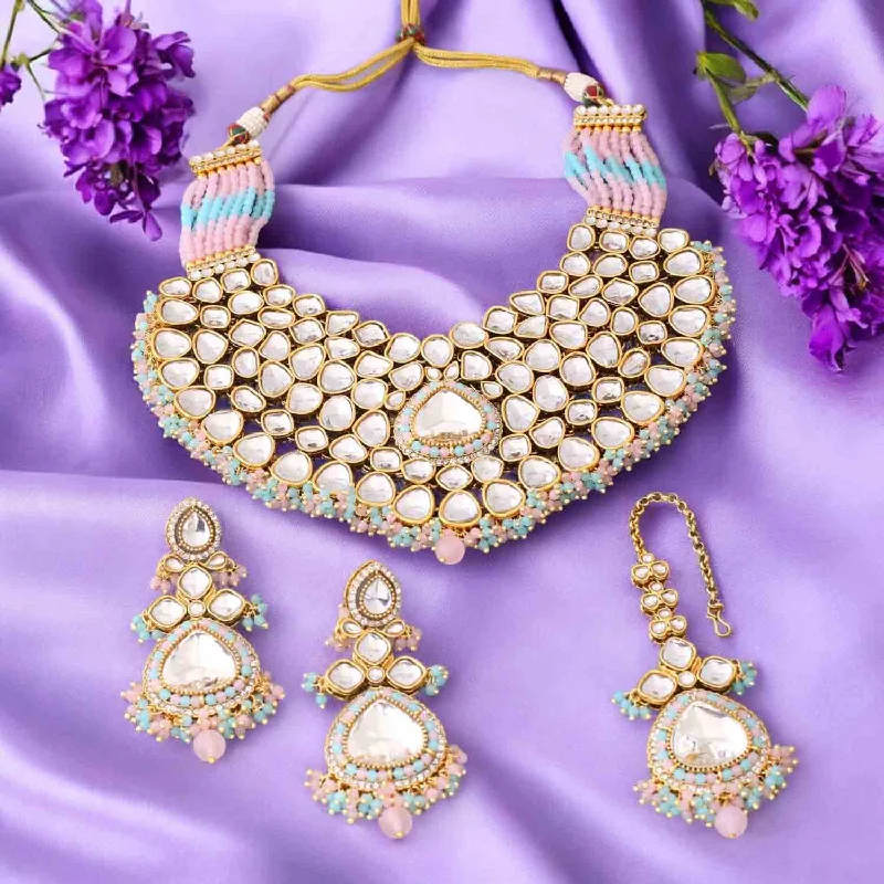 Multicolor Kairavi Kundan Jewellery Set