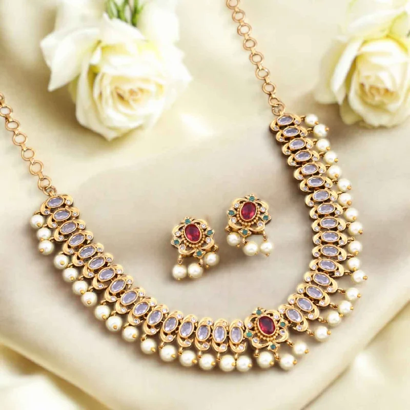 Rani Aurena Antique Jewellery Set- New Arrival