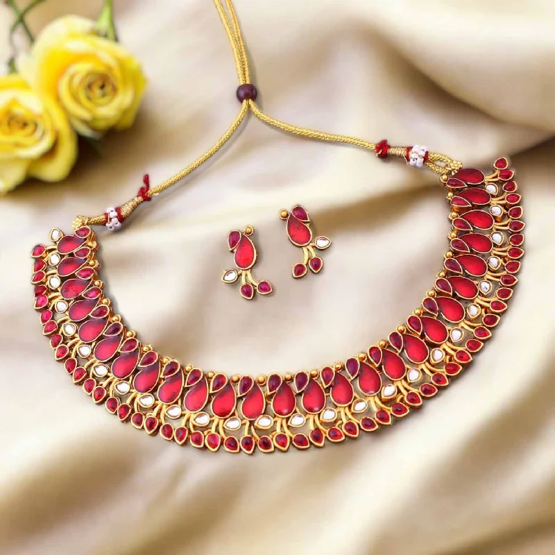 Ruby Narine Antique Jewellery Set-New Arrival